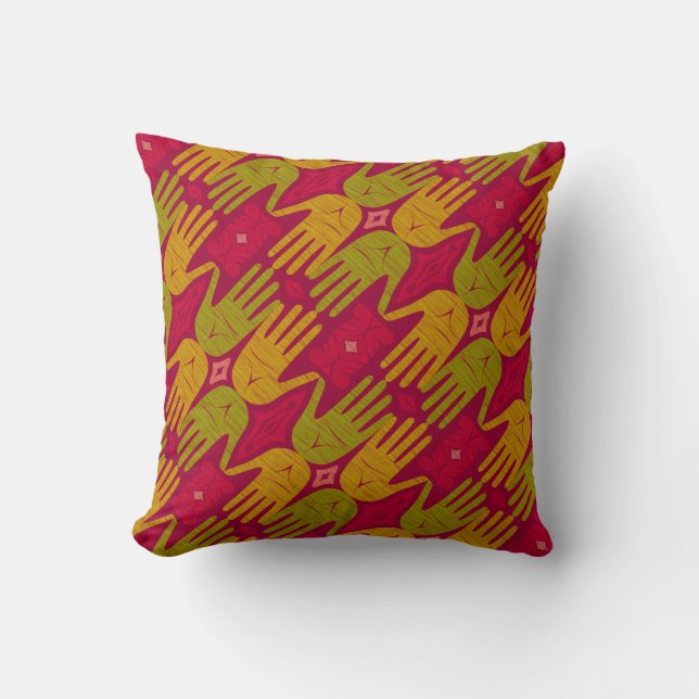 Handiwork Throw Pillow (Front)