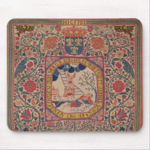 Handknitted carpet depicting Jacob's dream, Alsace Mouse Pad