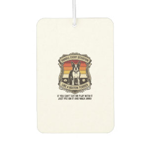 Handle Every Situation Boston Terrier Dog Sunset S Air Freshener