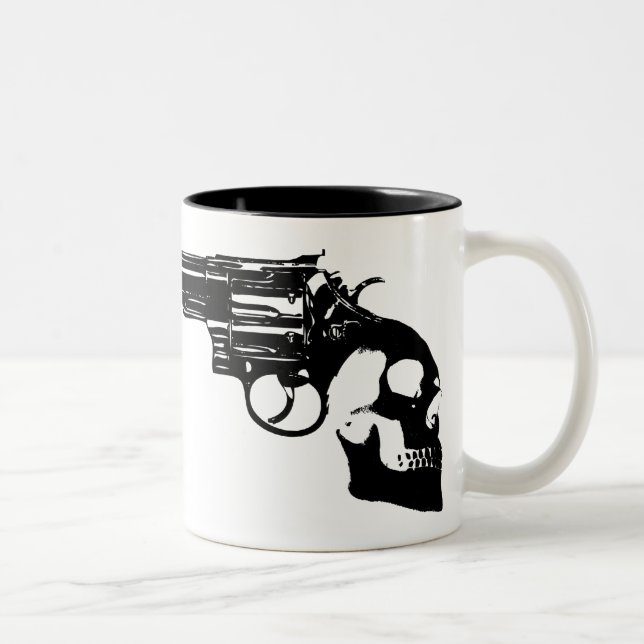 Handle of Death Bang! Two-Tone Coffee Mug (Right)