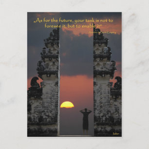 HANDLE THE FUTURE POSTCARD