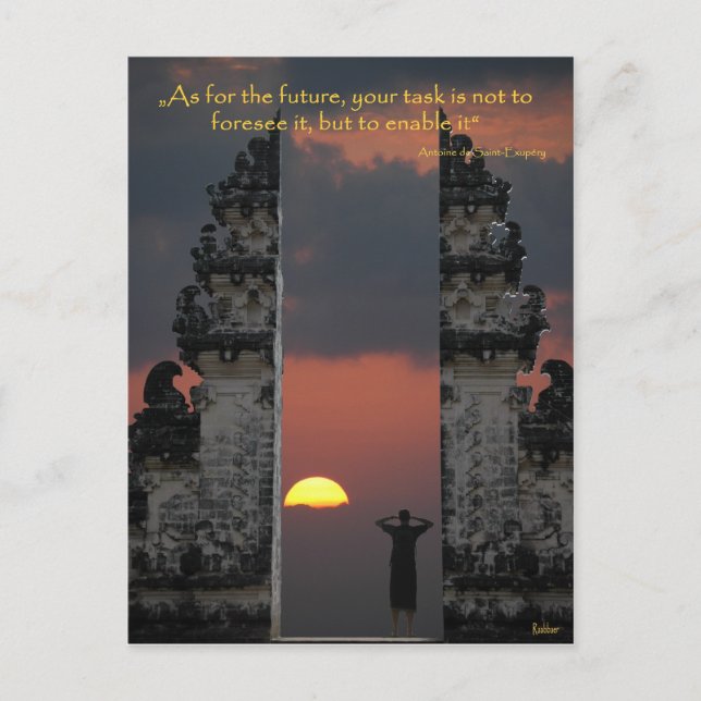 HANDLE THE FUTURE POSTCARD (Front)