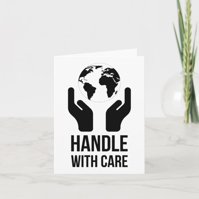 Handle with care card (Front)