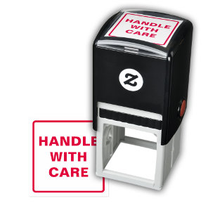 Handle With Care Self-inking Stamp