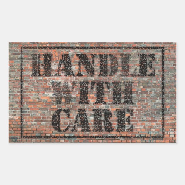 handle with care sticker (Front)