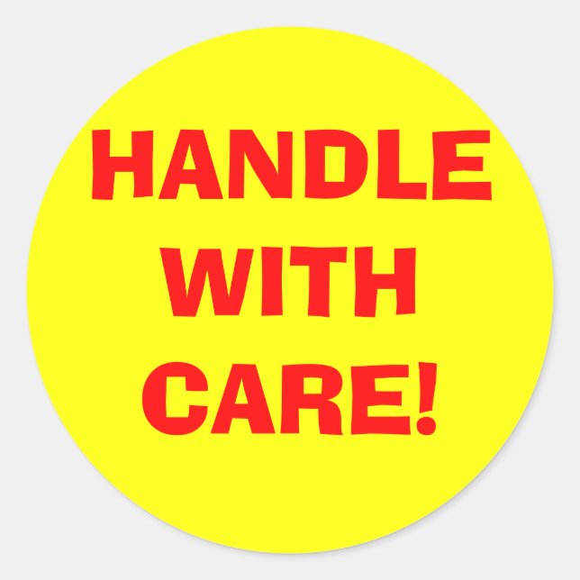 Handle With Care Stickers (Front)