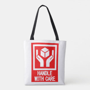 HANDLE_WITH_CARE TOTE BAG