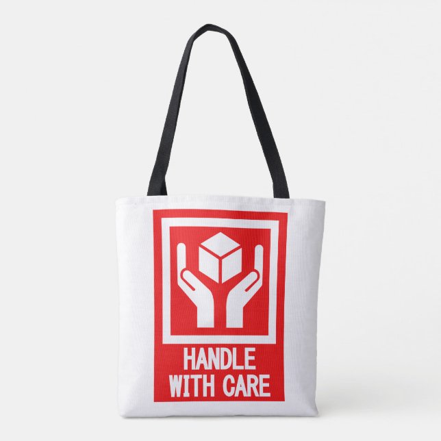 HANDLE_WITH_CARE TOTE BAG (Back)
