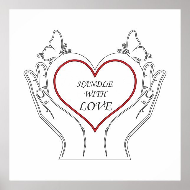 Handle With Love Poster (Front)