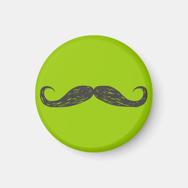 Handlebar Moustache Chic Magnet (Front)