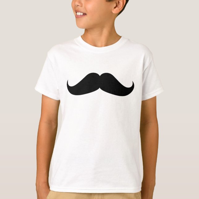 Handlebar Moustache T-Shirt (Front)
