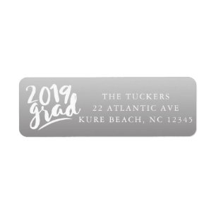 Handlettered Class of 2019 Graduation Address