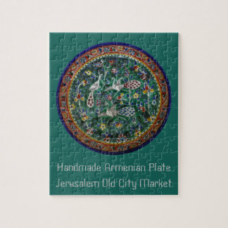 Handmade Armenian Ceramic Plate Jigsaw Puzzle
