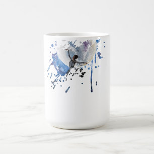 Handmade artwork- dancing with the moon  coffee mug