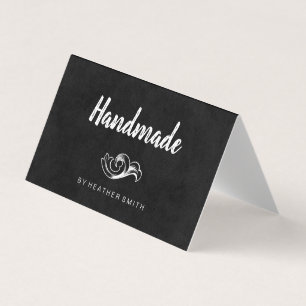 Handmade  (Black / White) Business Card