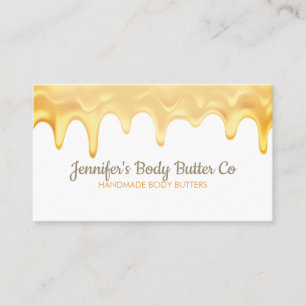 Handmade Body Butter Business Drip Card