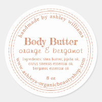 Handmade Body Butter Organic Business Script