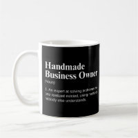 Handmade Business Owner Funny Definition