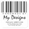Handmade By Barcode Label Stickers