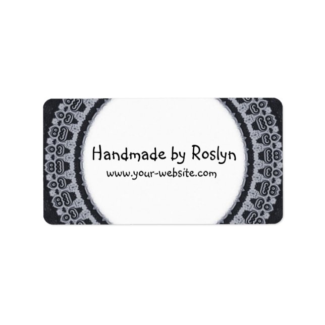 Handmade by - labels (Front)