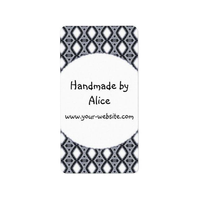 Handmade by - labels (Front)