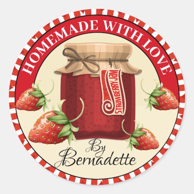 Handmade By Sticker (Front)