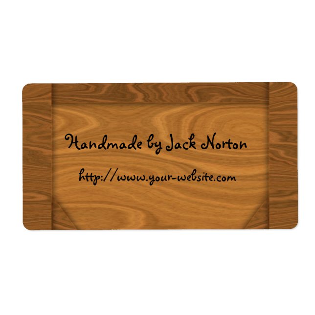 Handmade by - wood design (Front)