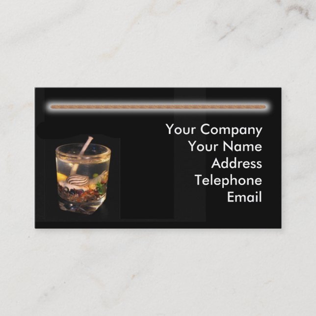 Handmade Candle Making Business Card (Front)
