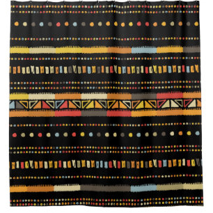 Handmade coloured stripes bright tribal seamless p