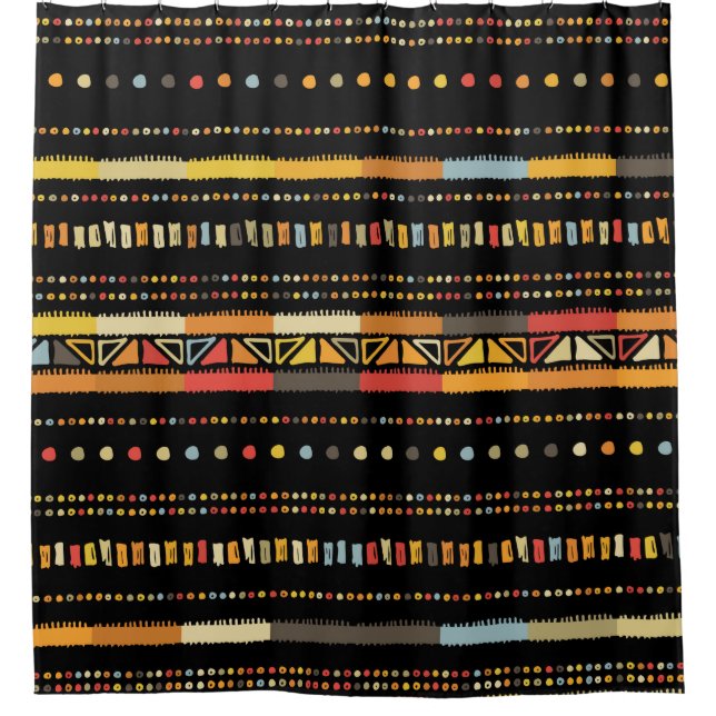 Handmade coloured stripes bright tribal seamless p (Front)