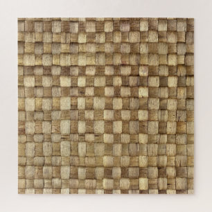 Handmade Craft Basket Seamless Texture Jigsaw Puzzle