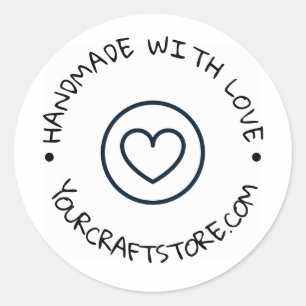 Handmade Crafts Classic Round Sticker
