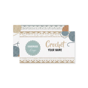 Handmade Crochet Business Card