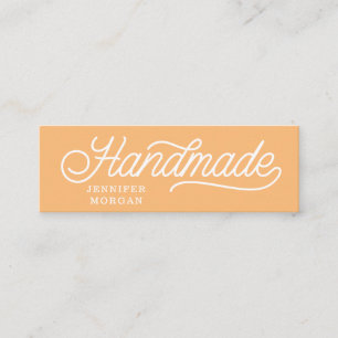 handmade cute script elegant  business card