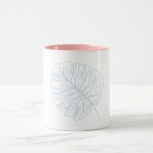 Handmade Design White Mug   Aesthetic Coffee Cup