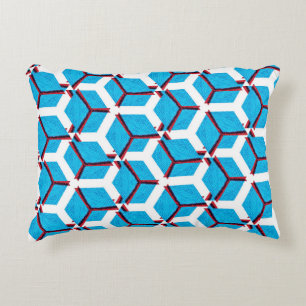 Handmade ethnic pattern, textile texture. accent pillow