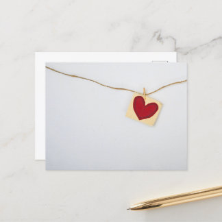 Handmade Heart Postcard