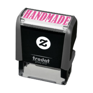 Handmade Homemade Business Framed Simple Words Self-inking Stamp