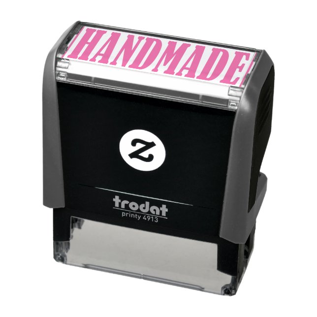 Handmade Homemade Business Framed Simple Words Self-inking Stamp (Product)