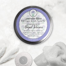 Handmade \ Homemade Lavender Scrub or Soap Label