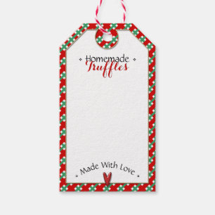 Handmade & Homemade • Soap • Truffles • Cookies Gift Tags