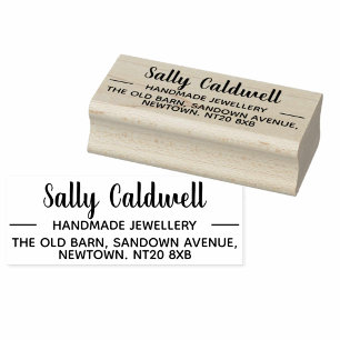 Handmade Jewellery or Crafting Stamp