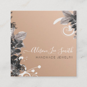 Handmade Jewellery Square Business Card
