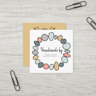 Handmade Jewelry Handmade Modern Business Card