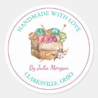 Handmade knit Label