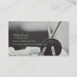 Handmade Knits Business Card