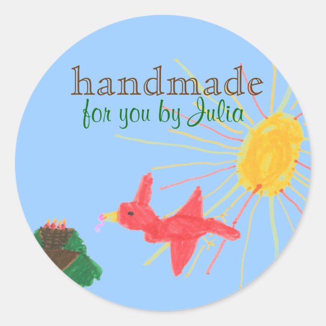 "Handmade" label (Front)