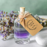 Handmade Lavender Hearts Wreath Self-inking Stamp<br><div class="desc">A stamp for your handmade products,  art or crafts. Whimsical lavender hearts wreath with handwritten font.</div>