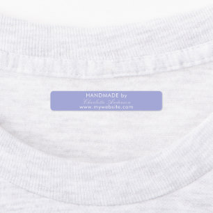 Handmade made by name violet script