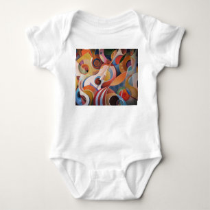 Handmade Music Abstract Painting Baby Bodysuit